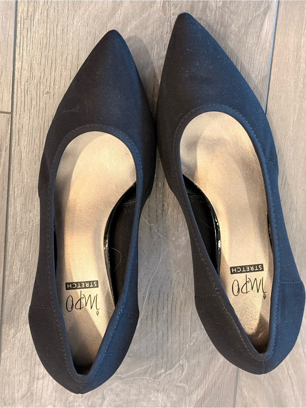 Black Pointed-Toe Heels